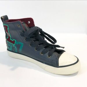 Ralph Lauren polo  leather high tops